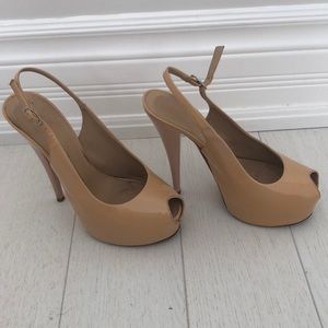 Giuseppe Zanotti peep toe platform heels